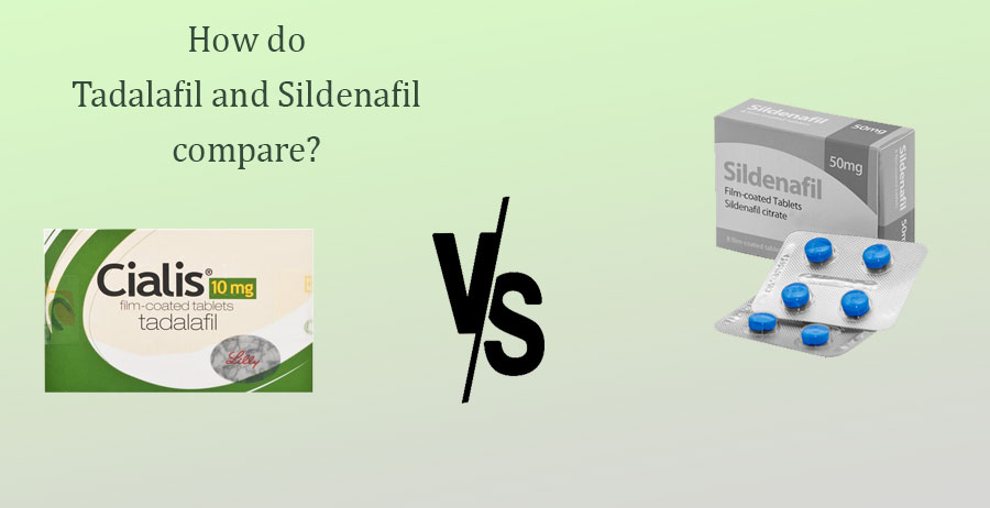 How to compare Tadalafil and Sildenafil?