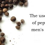 The usefulness of pepper for men's health
